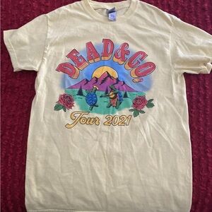 Dead & Co. Cream Tour 2021 Tee vintage look clean
